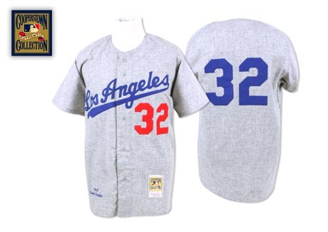 Best Los Angeles Dodgers 32 Sandy Koufax Cream Throwback MLB Jersey